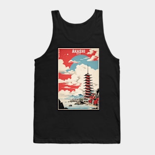 Akashi Japan Vintage Poster Tourism Tank Top